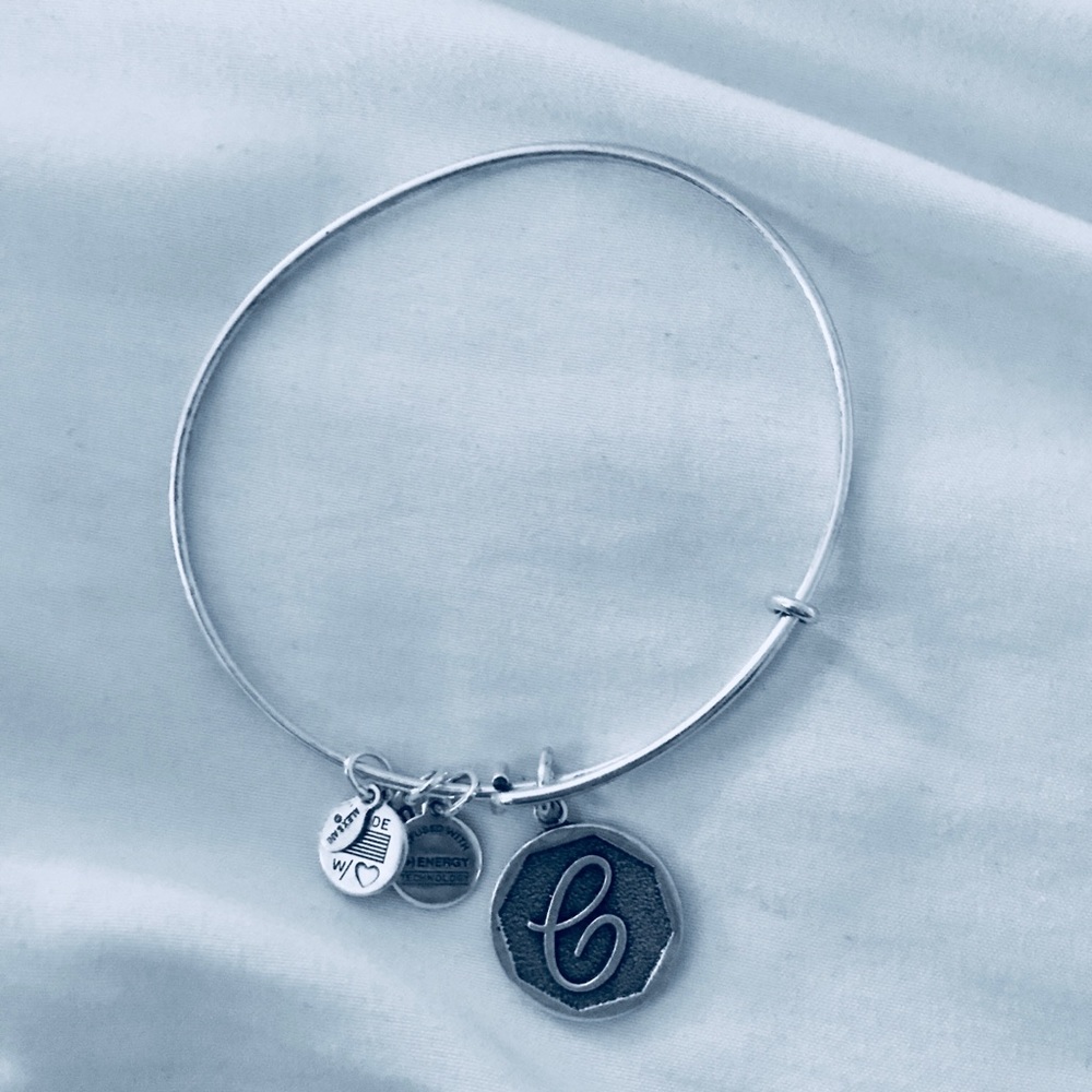 Alex and Ani “C” Initial Bangle